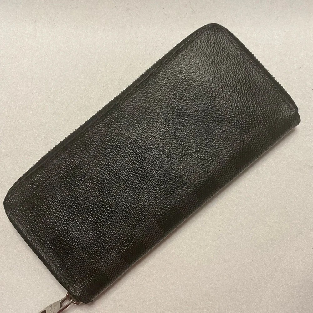 COPY - LOUIS VUITTON Graphite Vertical Zip Wallet - Picture 1 of 7